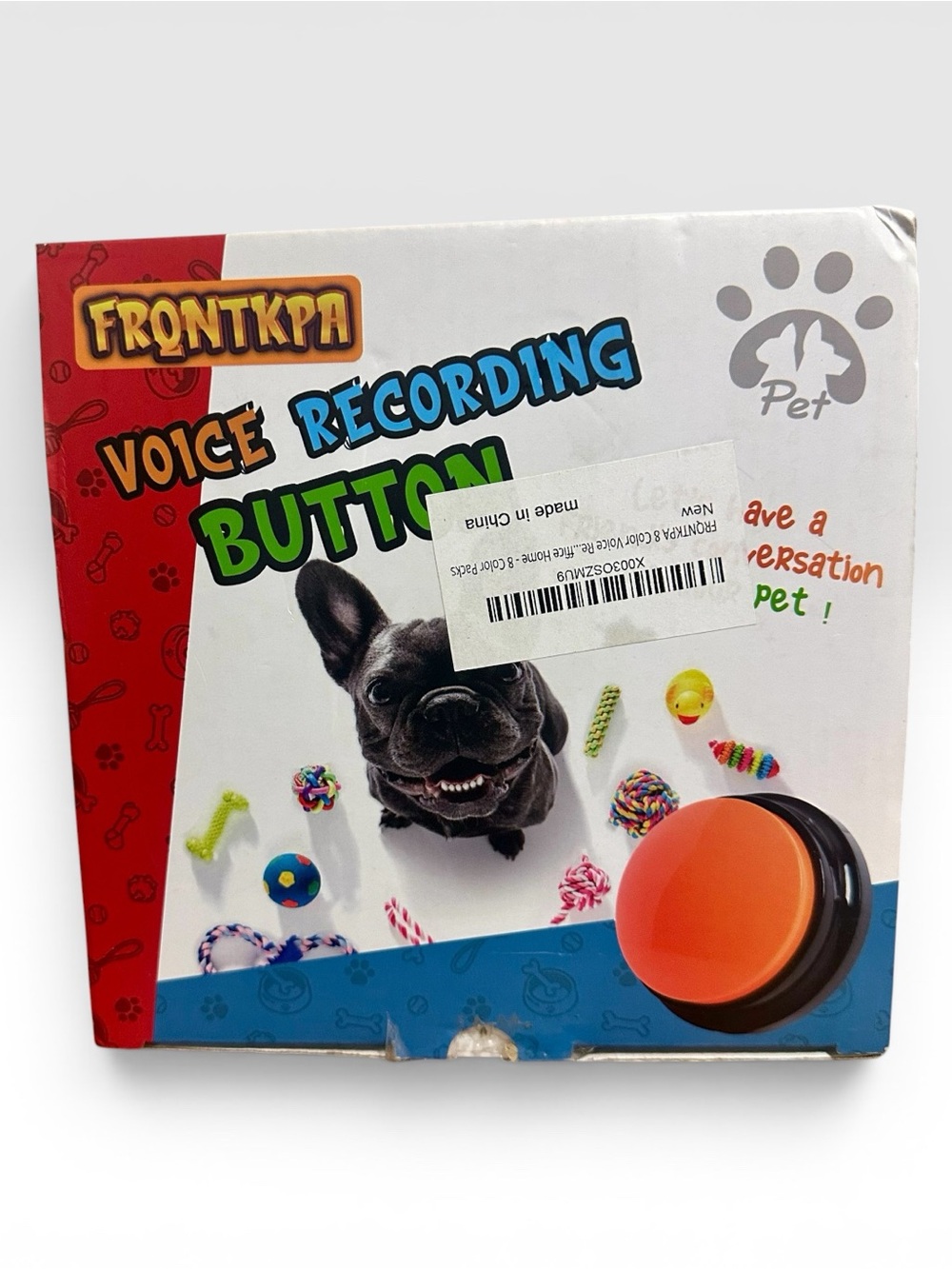 Dog Talking Buttons 4 Pack Recordable Voice Communication Training Pet Buttons